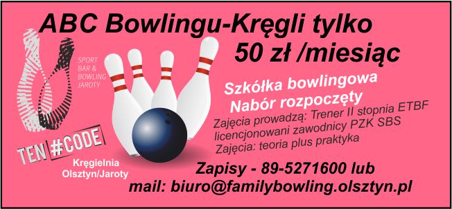 Szkółka bowlingowa miesięczna 2016 m